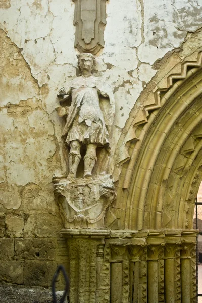 Archeologische blijft het monasterio de piedra, zaragoza, Spanje — Stockfoto