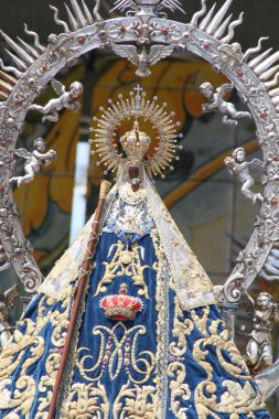 Image of the Virgen del Prado in Talavera de la Reina, Toledo clipart