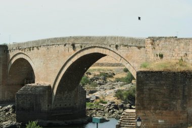 Bridge, the Cardinal Tenorio, Puente del Arzobispo, Toledo clipart