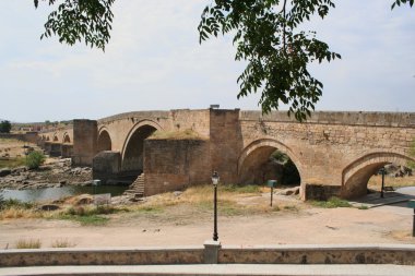 Bridge, the Cardinal Tenorio, Puente del Arzobispo, Toledo clipart