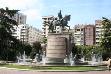 Monument to General Espartero, Logroño, La Rioja clipart