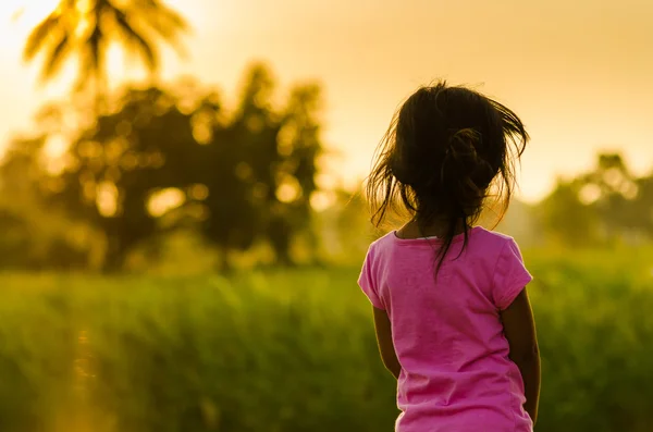 stock image Girl in the evening