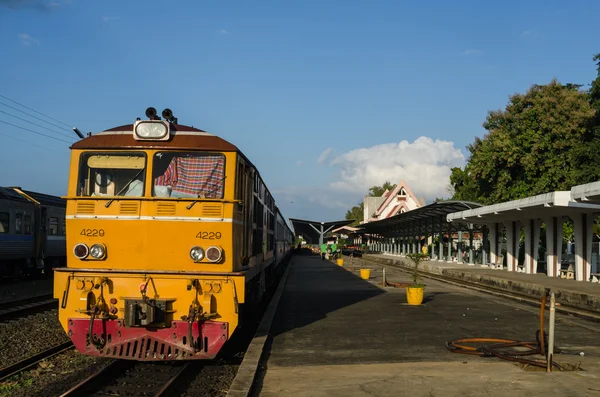 stock image Old train in the station