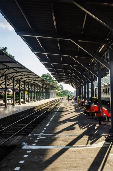 stock image Train station in Thailand