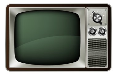 Retro TV Illustration clipart