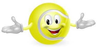 Tennis Ball Man clipart