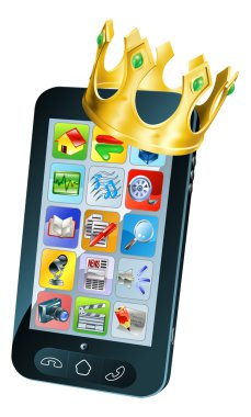 Mobile Phone King clipart