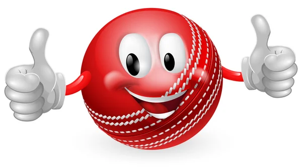 Cricket Ball Man - Stok Vektor