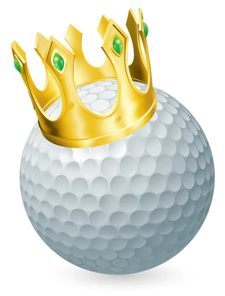 King of golf — Stock Vector