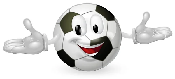 サッカー ボールの男 — ストックベクタ