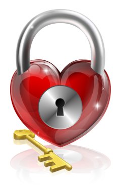 Key to your heart clipart