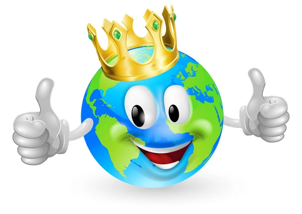 世界のマスコットの王 — ストックベクタ