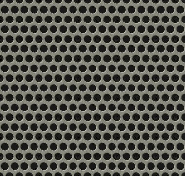 Seamless tiling metal grill pattern clipart
