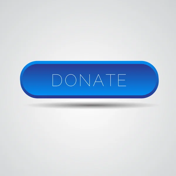 Faire un don bouton — Image vectorielle