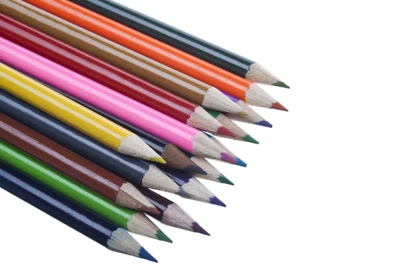 Σετ μολύβια χρώματος — Φωτογραφία Αρχείου