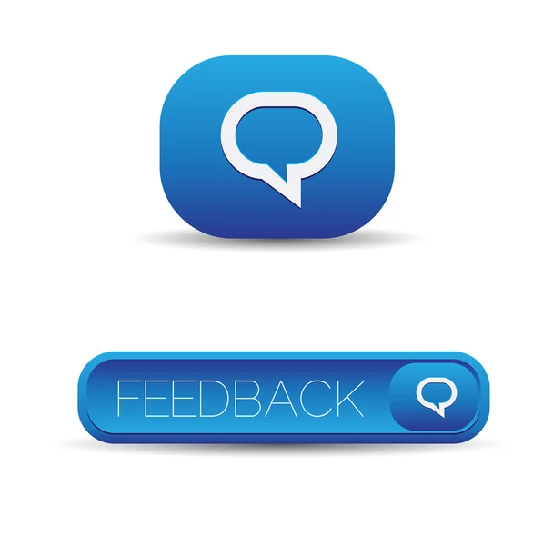 Botão de feedback —  Vetores de Stock