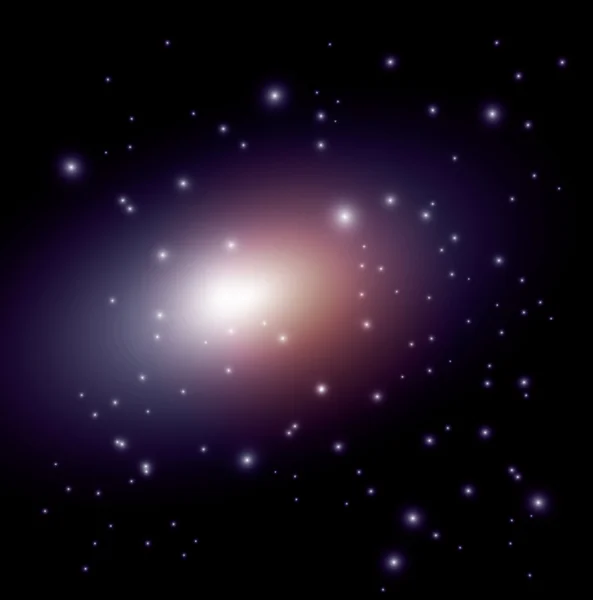 Nebulosa do espaço profundo — Vetor de Stock