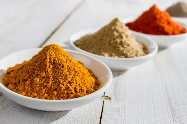 Close-up of spices in small bowl — Stock Photo, Image