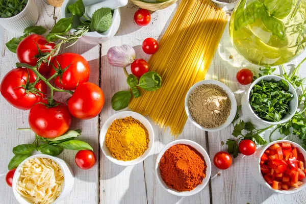 stock image Spices and scents of Italian cuisine