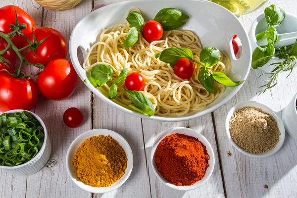 Il tavolo è pronto per gli spaghetti — Foto Stock
