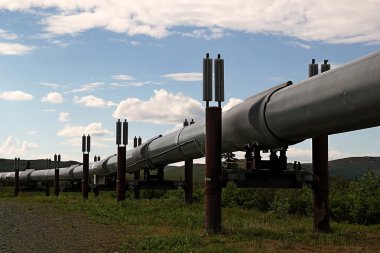 Alaskan Oil Pipeline clipart