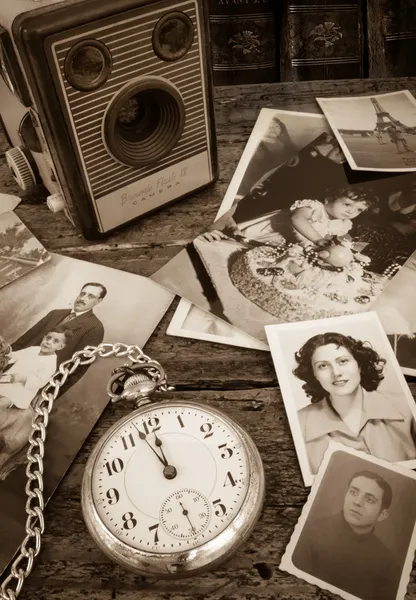 Παλιές οικογενειακές φωτογραφίες — Φωτογραφία Αρχείου