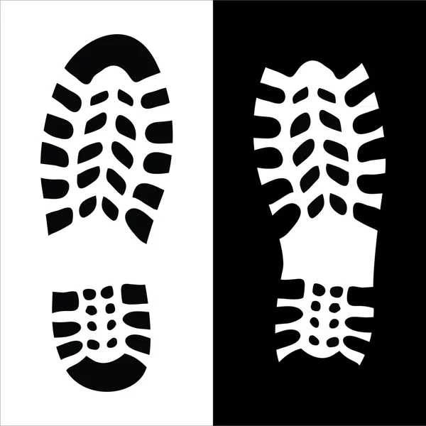 신발 인쇄 그림 — 스톡 벡터