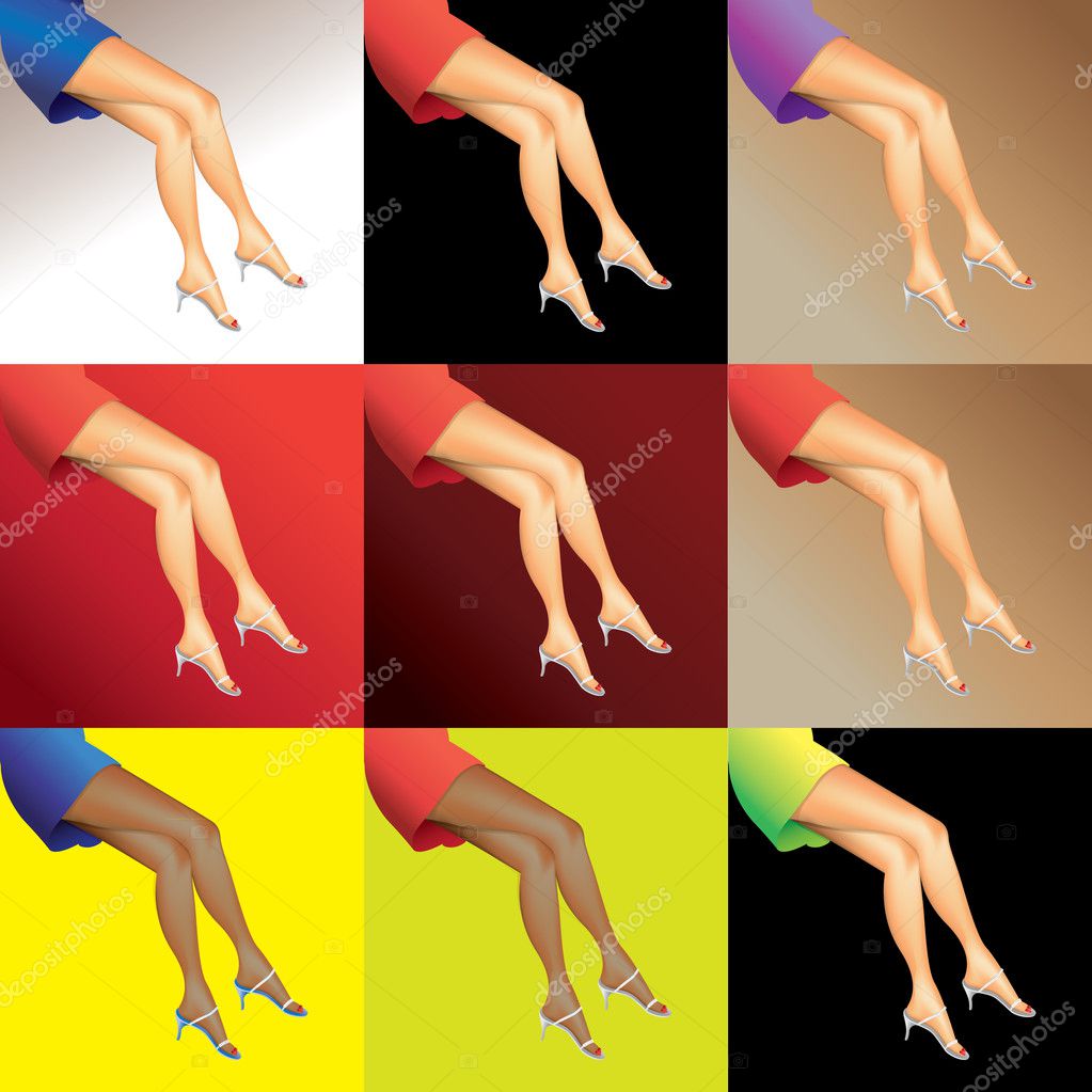 Naked men and women — Stock Vector © i3alda #11099628