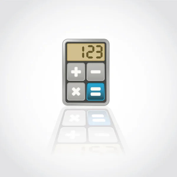 Calculator, application icon — Stock Vector