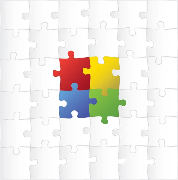 Modèle de puzzle — Image vectorielle