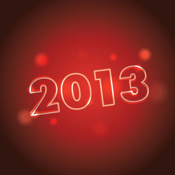 Concept de logo 2013 année - illustration — Photo