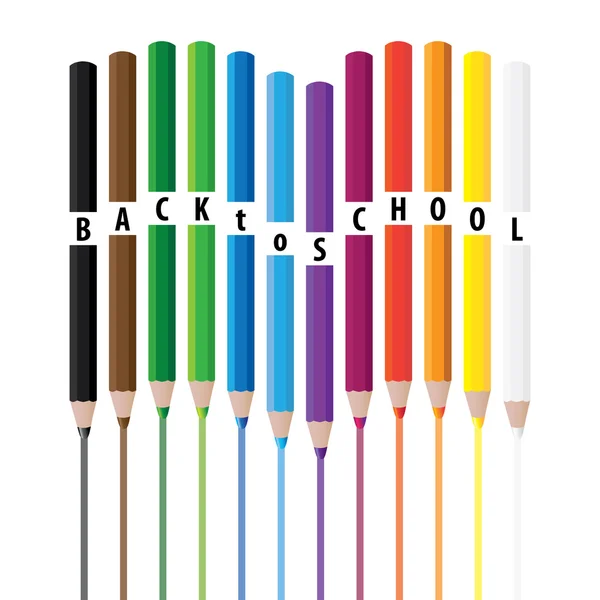 Teckning färgpennor — Stockfoto