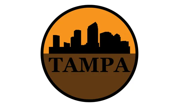 Tampa c — Stock Vector