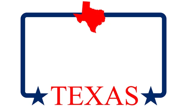 Moldura Texas — Vetor de Stock