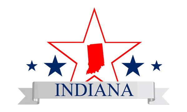 Indiana yıldız — Stok Vektör