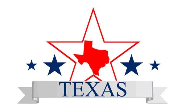 Texas hvězda — Stockový vektor