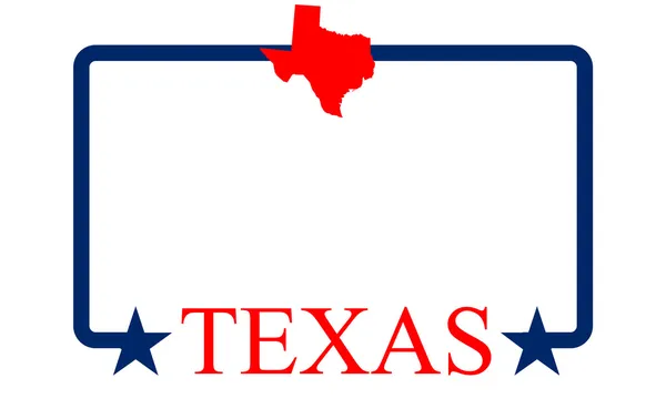 Texas rám — Stockový vektor