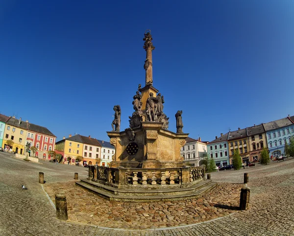 Fontana a Moravska Trebova Repubblica Ceca — Foto Stock
