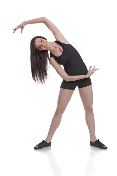 Ballet Dançarino de pé em estúdio — Fotografia de Stock