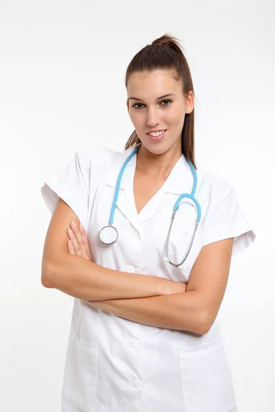 Vrouw gezondheidszorg werknemer — Stockfoto