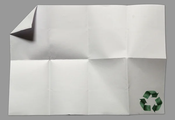 Vara de artesanato de papel reciclado em papel velho — Fotografia de Stock