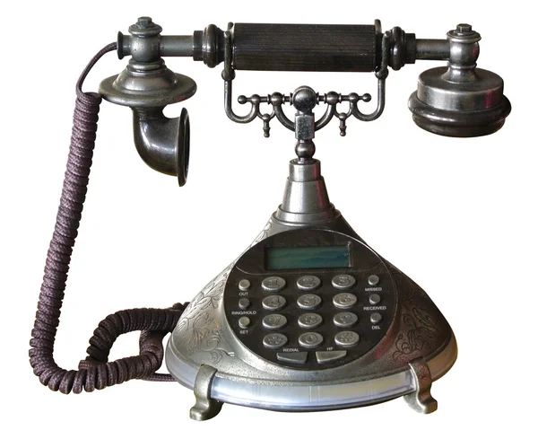 로타리 다이얼 옛날 전화기 — 스톡 사진