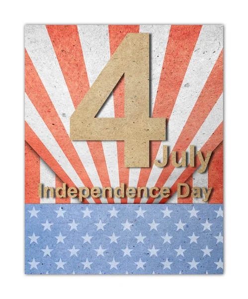 Čtvrtého července den nezávislosti — Stock fotografie