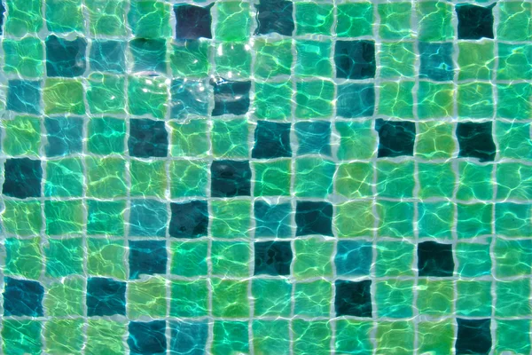 Antecedentes do padrão ondulado de água limpa na piscina — Fotografia de Stock