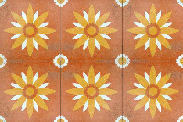 Detail of glazed tiles — Stock Photo, Image