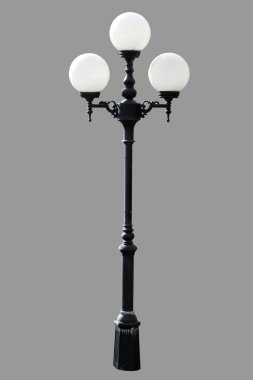 Lamp Post Street Road Light Pole isolated clipart