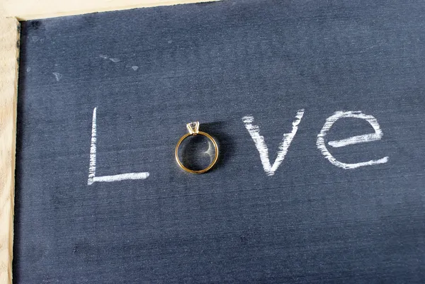 Αγάπη δαχτυλίδι — Φωτογραφία Αρχείου