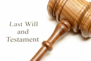 Last Will and Testament Papers clipart