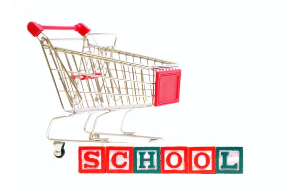 School winkelen — Stockfoto