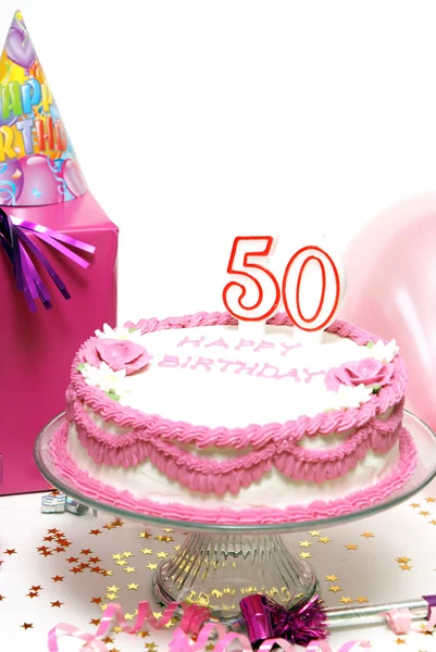 Feliz aniversário de 50 anos — Fotografia de Stock
